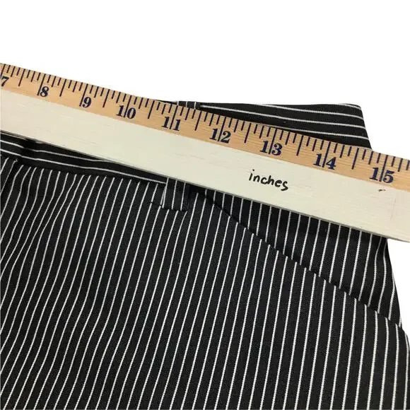 Nwt Jones New York Signature Black White Stripe Ankle Pants Size 4 - Picture 9 of 14